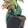 Nemesis Now U2023F6 Eye Of The Dragon Green Figurine 25cm Green