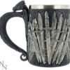 Magicun N.Giftware~Sword Tankard Mug 14cm Silver