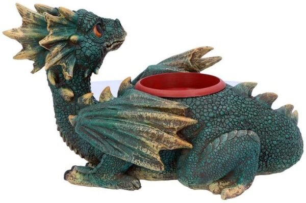 Fantasy Collection~ Garden Protector Plant Pot 30cm, Resin, Green