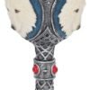 Animal Collection~ Ghost Wolf Large Goblet 19.2cm Silver, Resin w/Stainless Steel Insert