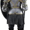 Magic  Collection~Medieval Armor Knight with Poleaxe and Shield Statue