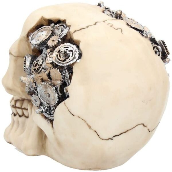 Steampunk Collection~Clockwork Cranium Figurine 15cm Ivory