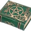 Wiccan Collection~Book of Spells Green 15.5cm, Resin, One Size