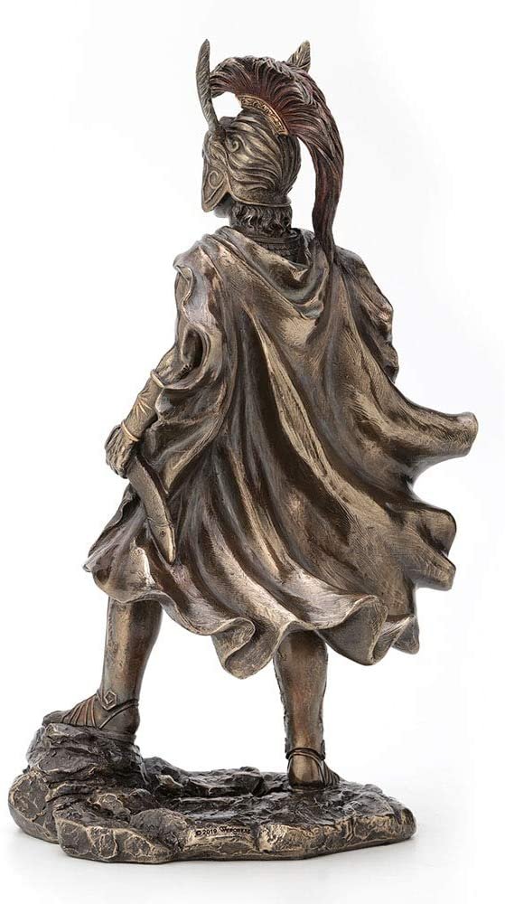 Magic  Collection~12 Inch Alexander The Great Antique Bronze Finish Greek Roman Warrior Statue