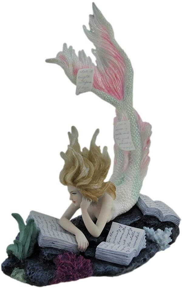 Magic  Collection~Lost Books Mermaid Sculpture