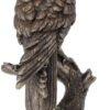 Magic  Collection~9.5 Inch Kestrel Falcon Antique Bronze Finish Animal Wild Life Birds Hawk Eagle Sculpture Collectible Figurine