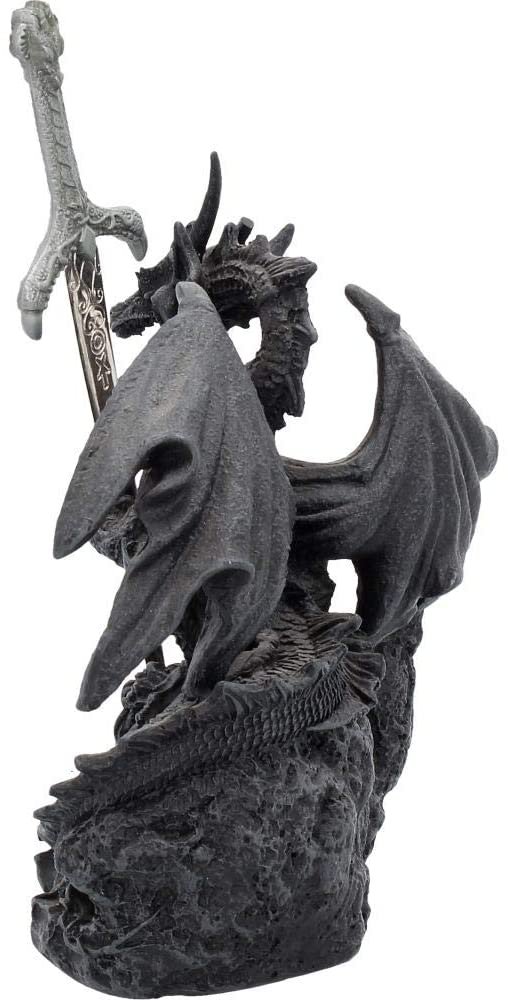 Magicun N.Giftware~Oath of The Dragon 19cm, Resin, Black