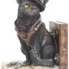 Steampunk Collection~D4217M8 figure "Purring Pioneer", 19 cm, Black