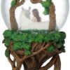 Artist Collections~ Pure Heart Anne Stokes Snowglobe 21cm Green, Resin, 18cm