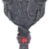 Nemesis Now U2888H7 Dragon's Blood Goblet 19cm, Resin w/stainless steel insert, Black, One Size