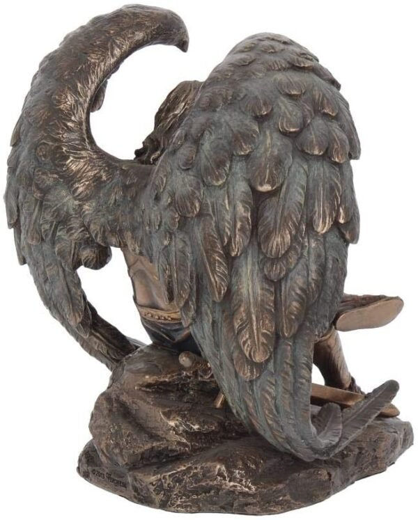 Light Collection~Lucifer The Fallen Angel Figurine 16.5cm Bronze