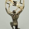 Magic  Collection~Bronze and Gold Finsh Atlas Carrying Celestial Sphere Statue