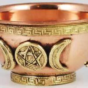 Witchcraft~3" Triple Moon Offering Bowl