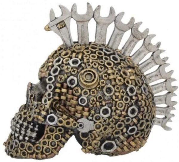 Steampunk Collection~Mechanically Minded Small Figurine 19cm Silver