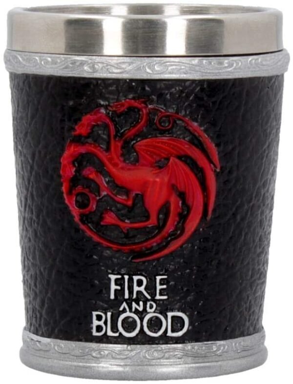 Magicun N.Giftware~Fire and Blood Game of Thrones Shot Glass 12cm Black