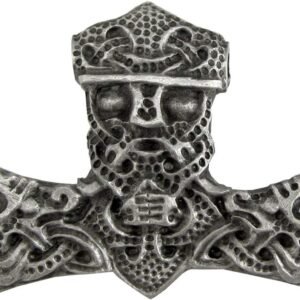 614ttDygkwL._AC_SL1000 Large Pewter Mammen Style Thor's Hammer Pendant