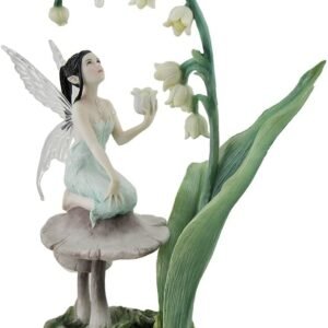 Magic  Collection~Lily of The Valley Flower Fairy Statue by Artist Rachel Anderson 11 Inch