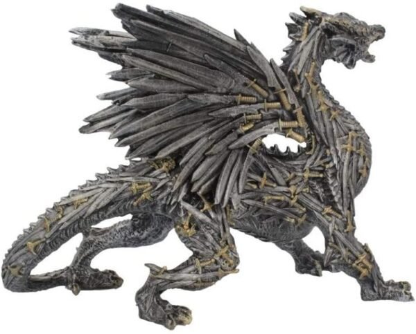 Steampunk Collection~Swordwing 29.5cm Figurine, Silver, One Size