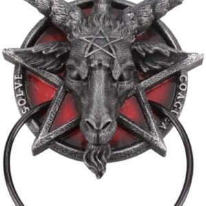 Magicun N.Giftware~B4474N9 Black Baphomet Door Knocker 20.5cm