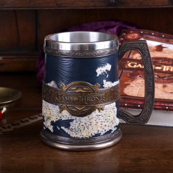 Magicun N.Giftware~The Seven Kingdoms Tankard Game of Thrones Mug 23cm Blue