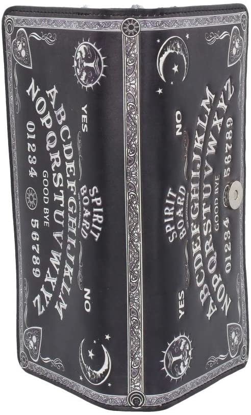 Wiccan Collection~B4106M8 Spirit Board Embossed Purse 19cm Black, PU