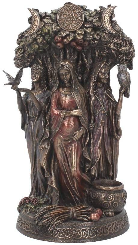 Mythology Collection~ Maiden, Mother, Crone Figurine 32cm Bronze