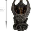Magic  Collection~Resin Statues Guardian Of The Light Armored Dragon Led Night Light Statue 10 Inch 5 X 9.5 X 4.25 Inches Bronze