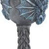 Artist Collections~ Dragon Lore Chalice Anne Stokes Goblet 17.2cm Blue, Resin w/stainless steel insert, One Size