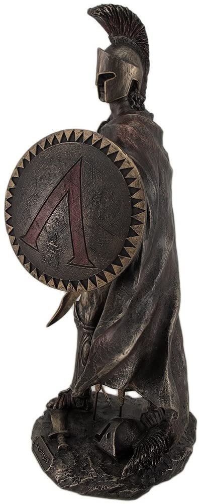 Magic  Collection~Spartan King Leonidas with Sword and Shield Bronzed Statue