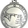 Soloman Pentant~Pewter Pentacle of The Moon Talisman Pendant from The Key of Solomon