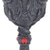 Nemesis Now U2888H7 Dragon's Blood Goblet 19cm, Resin w/stainless steel insert, Black, One Size