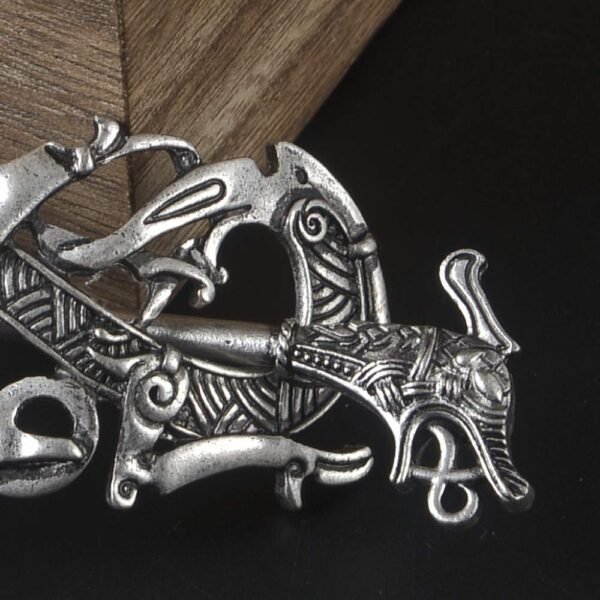 Viking Dragon Hair Hairpins Clips- Norse Celtic Knot Hair Accessories Hair Slide Hair Barrettes Irish Hair Decor for Long Hair Jewelry Braids Hair Stick With Dragon Design