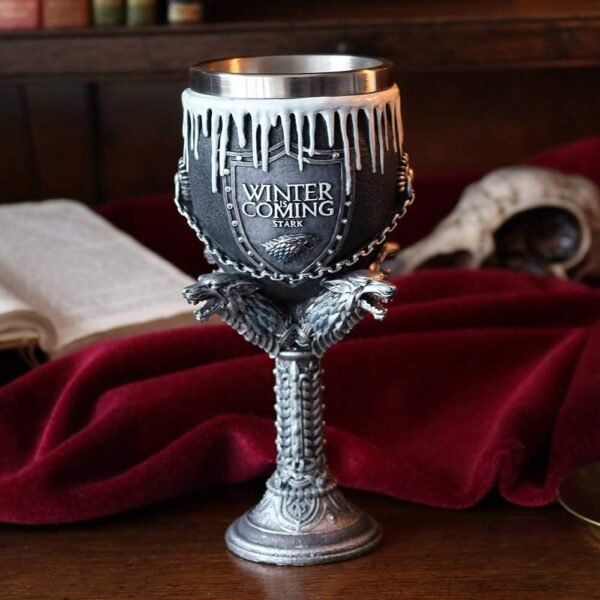 Magicun N.Giftware~GAME OF THRONES HOUSE STARK GOBLET 17.5CM