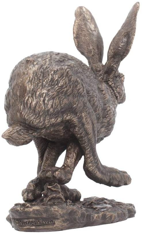 Animal Collection~ Flight Hare Figurine 21.5cm Bronze, Resin, One Size