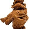 Magicun Altar~Dryad Design Russian Folklore Baba Yaga Statue Wood Finish