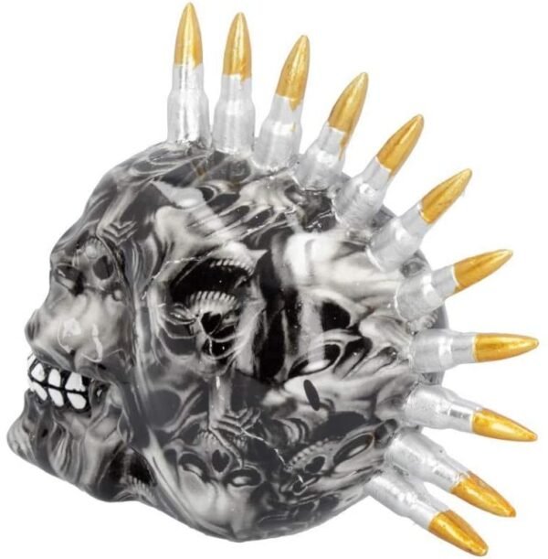 Dark Collection~D4547N9 Soul Bullet Skull 18.5cm Figurine, Black, One Size