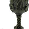 Magicun N.Giftware~Cthulhu's Thirst Goblet 21cm Green, Resin w/stainless steel insert, 17cm