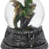 Fantasy Collection~ Enchanted Emerald Snowglobe 13cm Green
