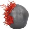 Dark Collection~Garnet Crystal Skull 17.6cm Figurine, Resin, Grey, One Size