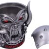 Band Merchandise~ B5113R0 Officially Licensed Motorhead Ace of Spades Warpig Snaggletooth Box, Polyresin, Silver, 16cm