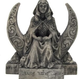 6186eqRJMyL._AC_SL1000 Magicun Altar~Dryad Design Moon Goddess Statue Stone Finish