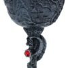 Fantasy Collection~ Protector Goblet 18.75cm, Resin w/Stainless Steel Insert, Black