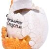 Magicun N.Giftware~Home is Where My Dragon is Pot 16cm, us:one Size, Yellow