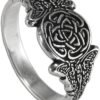 Soloman Pentant~Sterling Silver Sidhe Celtic Knot Fairy Ring (Size 4-12)