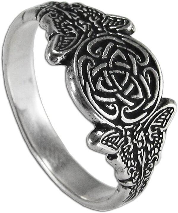 Soloman Pentant~Sterling Silver Sidhe Celtic Knot Fairy Ring (Size 4-12)