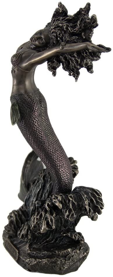 Magic  Collection~Ocean Goddess Yemaya Mother of The Seas Bronze Finish Statue