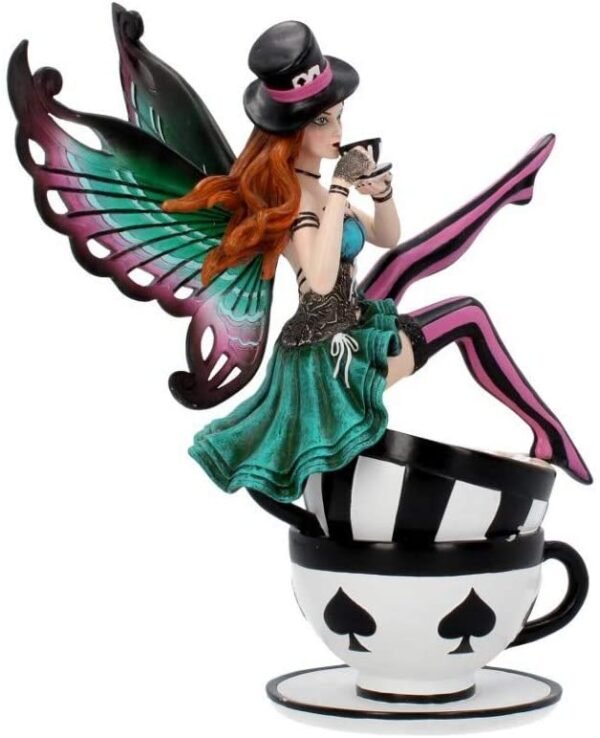 Nemesis Now B3317J7 Hatter 16cm Figurine, Resin, Teal, One Size