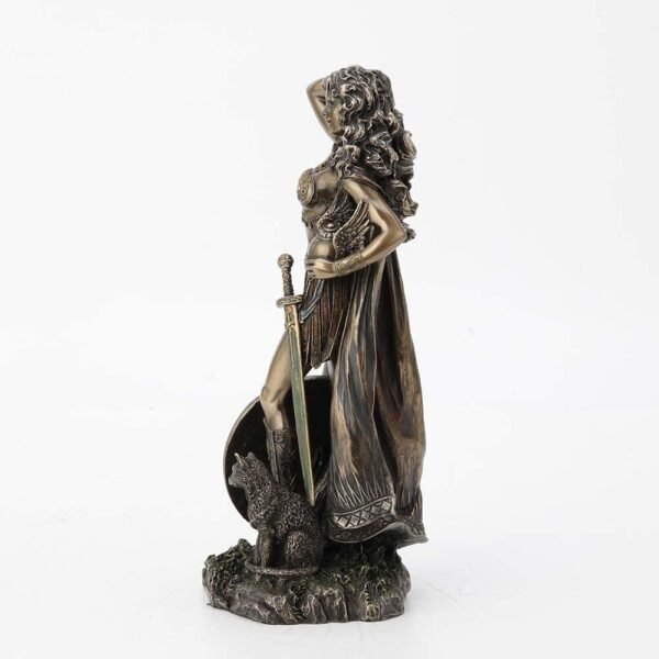 Magic  Collection~Norse Goddess Freya Antique Bronze Finish Statue