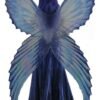 Magicun  Collection~Resin Statues Anne Stokes Enchantment Blue Butterfly Fairy Statue 5 X 10 X 5 Inches Blue
