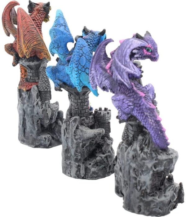 Fantasy Collection~ Protectors of The Keep 5.5cm Set of 3, Resin, Multi-Coloured